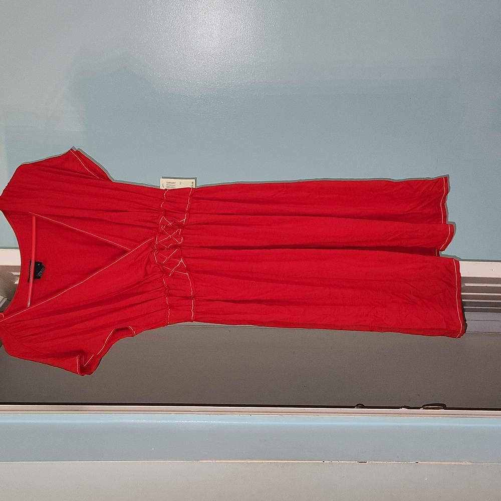 Women's red plus size Max edition  dress